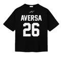 26 OS TEE - BLACK/WHITE